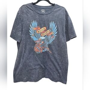 Willie Nelson Graphic Tee - Charcoal